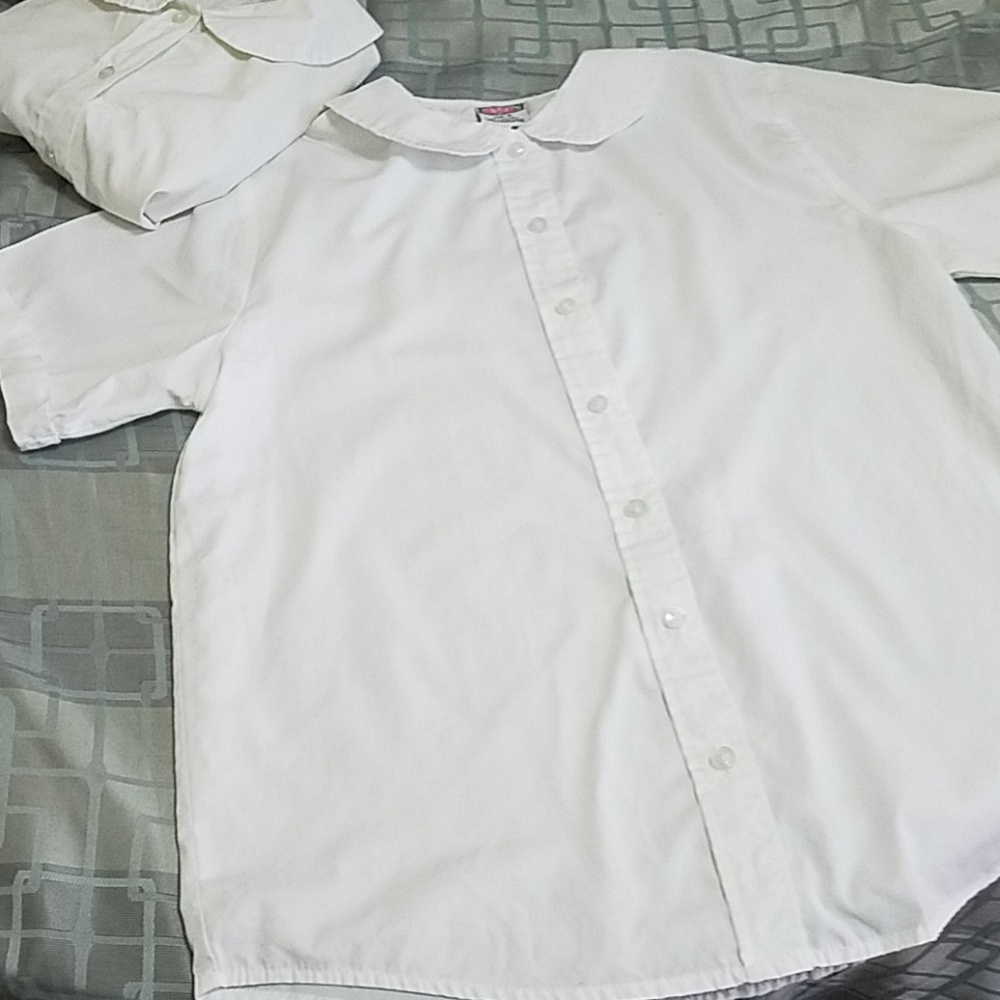 BUNDLE🎒 SCHOOL UNIFORM OF 2 BLOUSES GIRLS 18